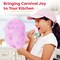 Baketivty Cotton Candy Machine - Cotton Candy Maker for Kids and Adults - Cotton Candy Machine Kit with Supplies - 10 Cotton Candy Sticks, Sugar Scoop, STEM Activity Book